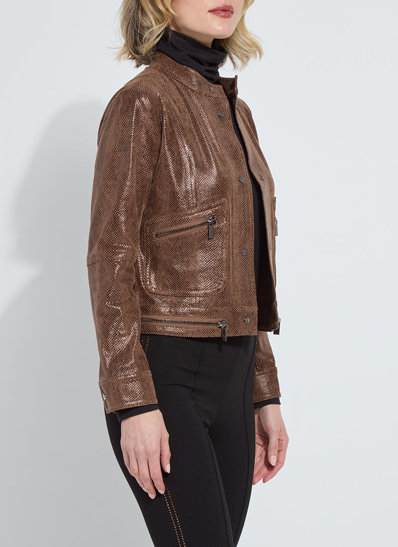 Lysse Porter Foil Vegan Suede Jacket