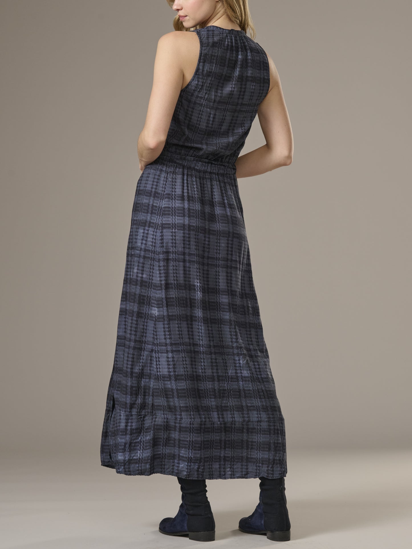 Splendid Cleo Plaid Maxi Dress