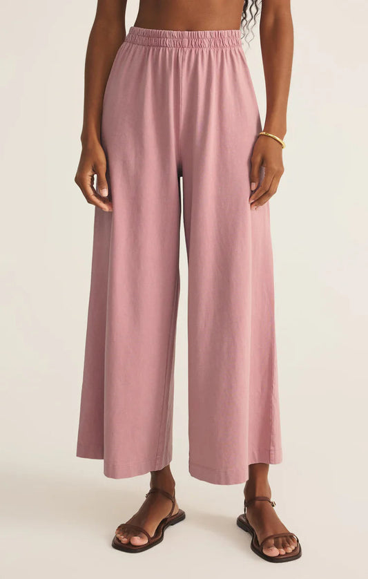 Z Supply Scout Pink Smoke Flare Pant
