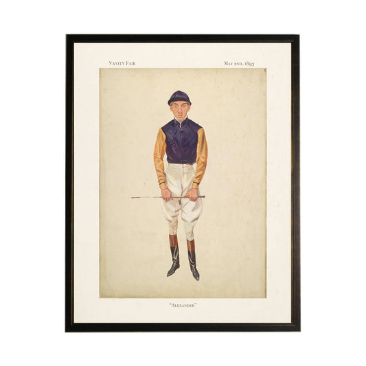 Vintage Vanity Fair Jockey Illustration D