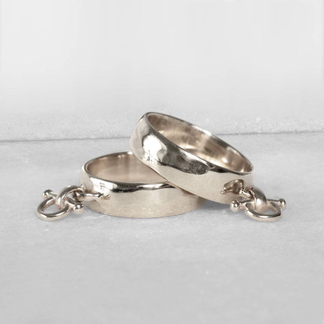 Ariston Equestrian Horse Bit Bracelet in Silver