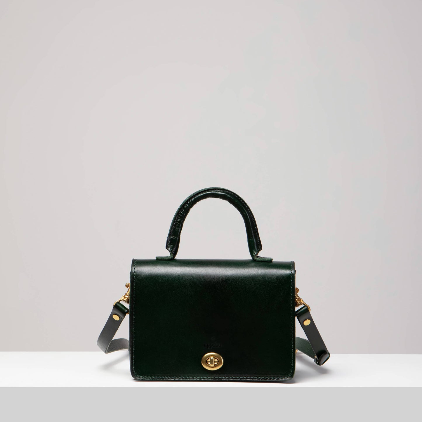 Turn-Loc Mini Satchel - Hunter Green