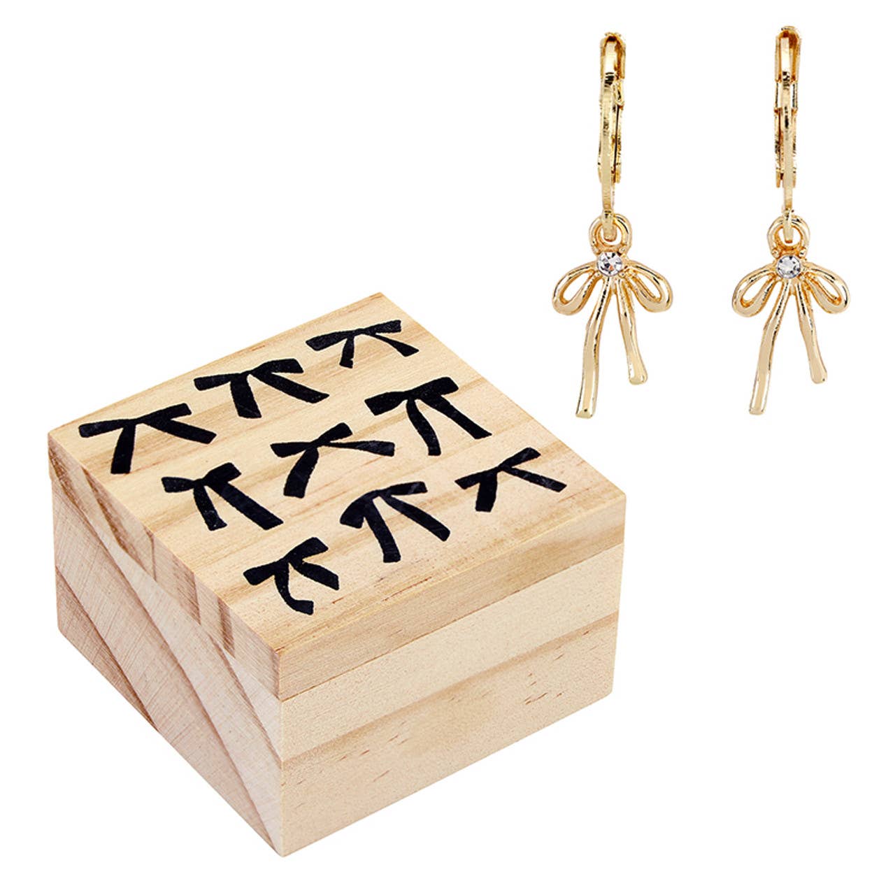 Treasure Box Bow Earring - Bows