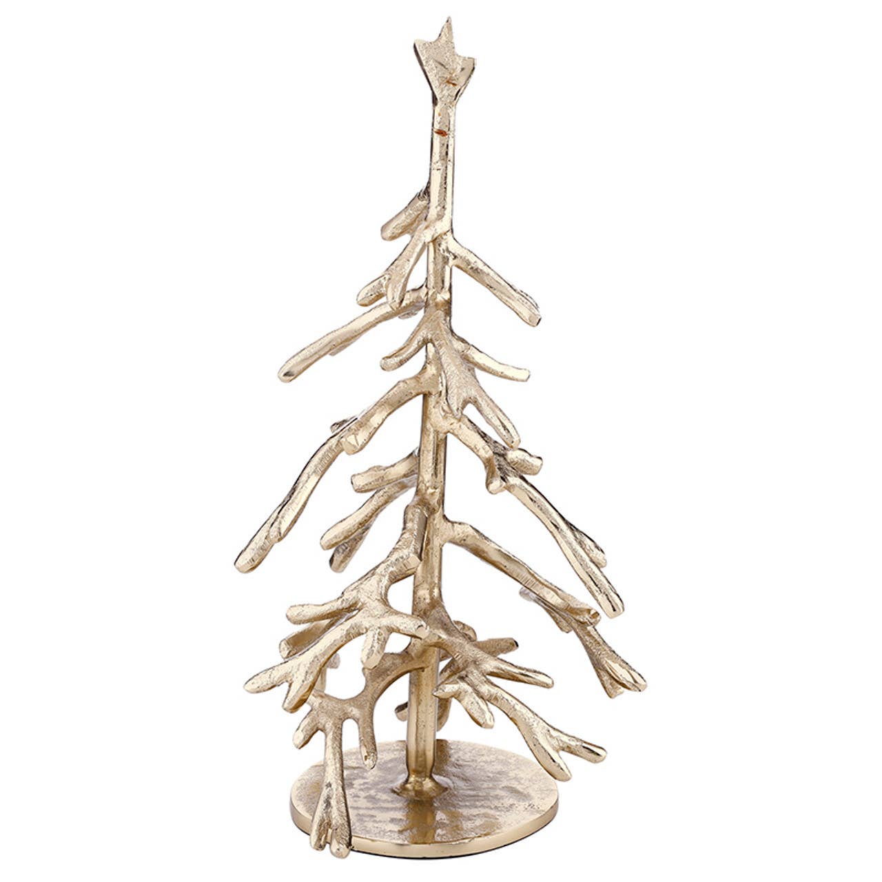 Gold Metal Twig Trees - Set of 2
