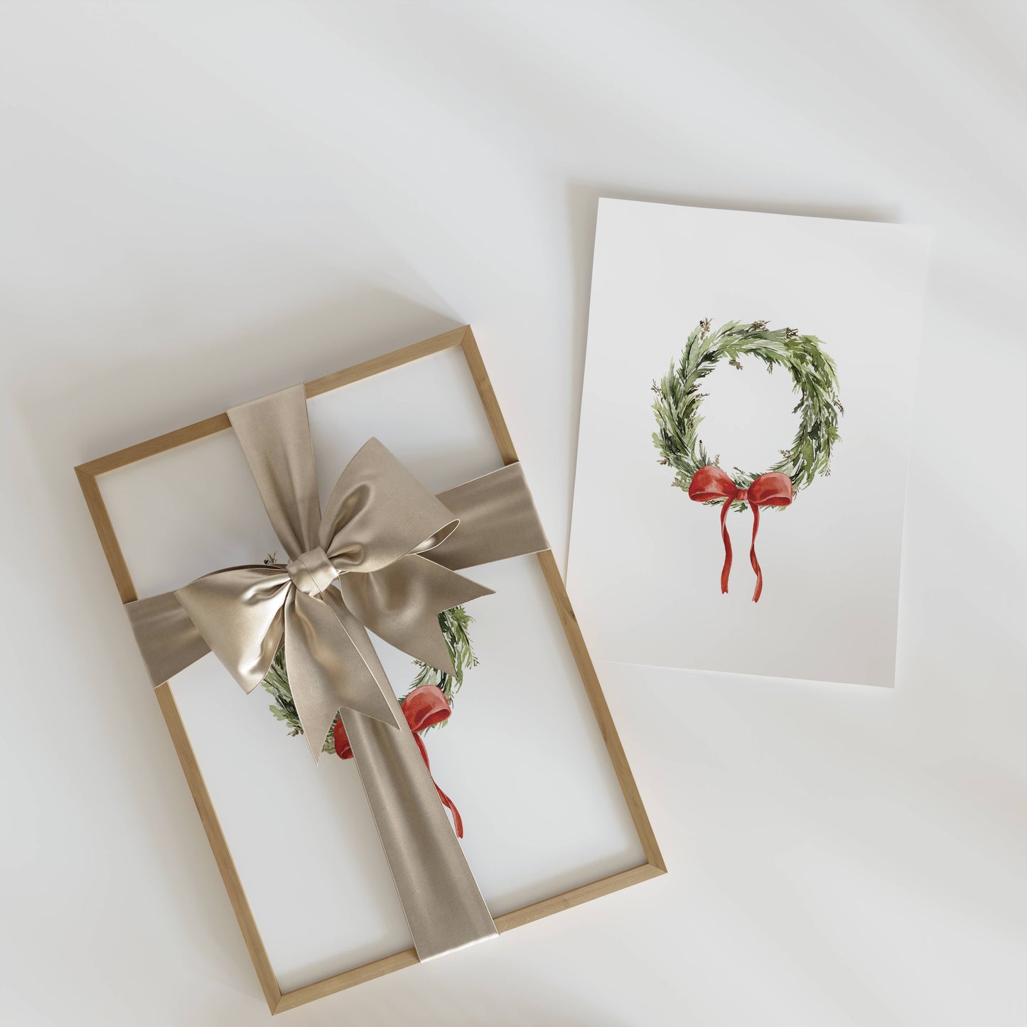 Christmas Wreath Art Print