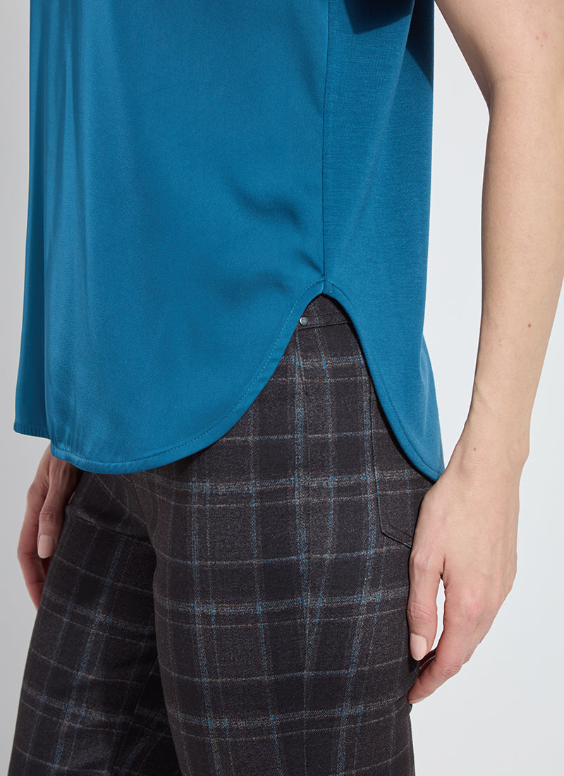 Lysse Aline crewneck mix media top