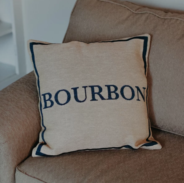 Yellow Solid Bourbon Pillow