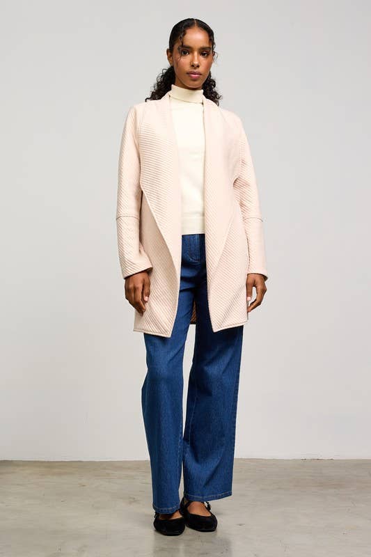 Open Front Quilted Jacket