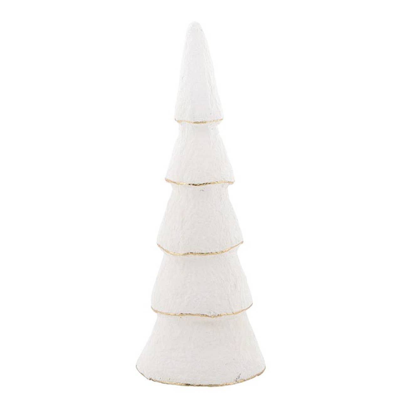 Paper-Mache Trees - Ivory - Set of 3
