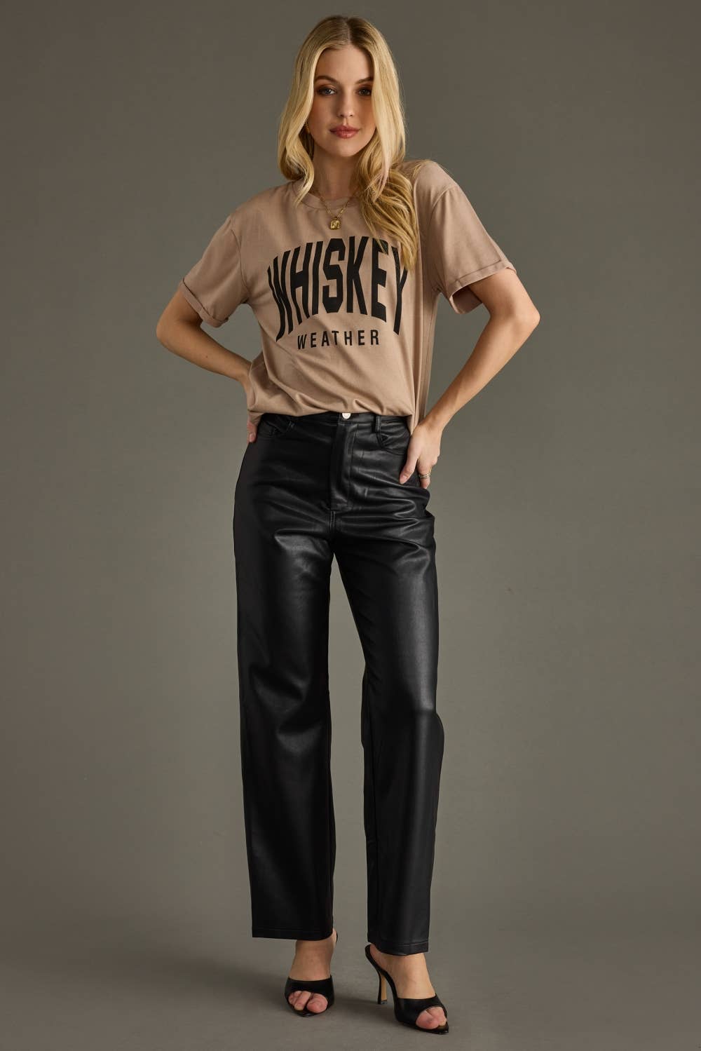 Light Brown Whiskey Weather Tee*