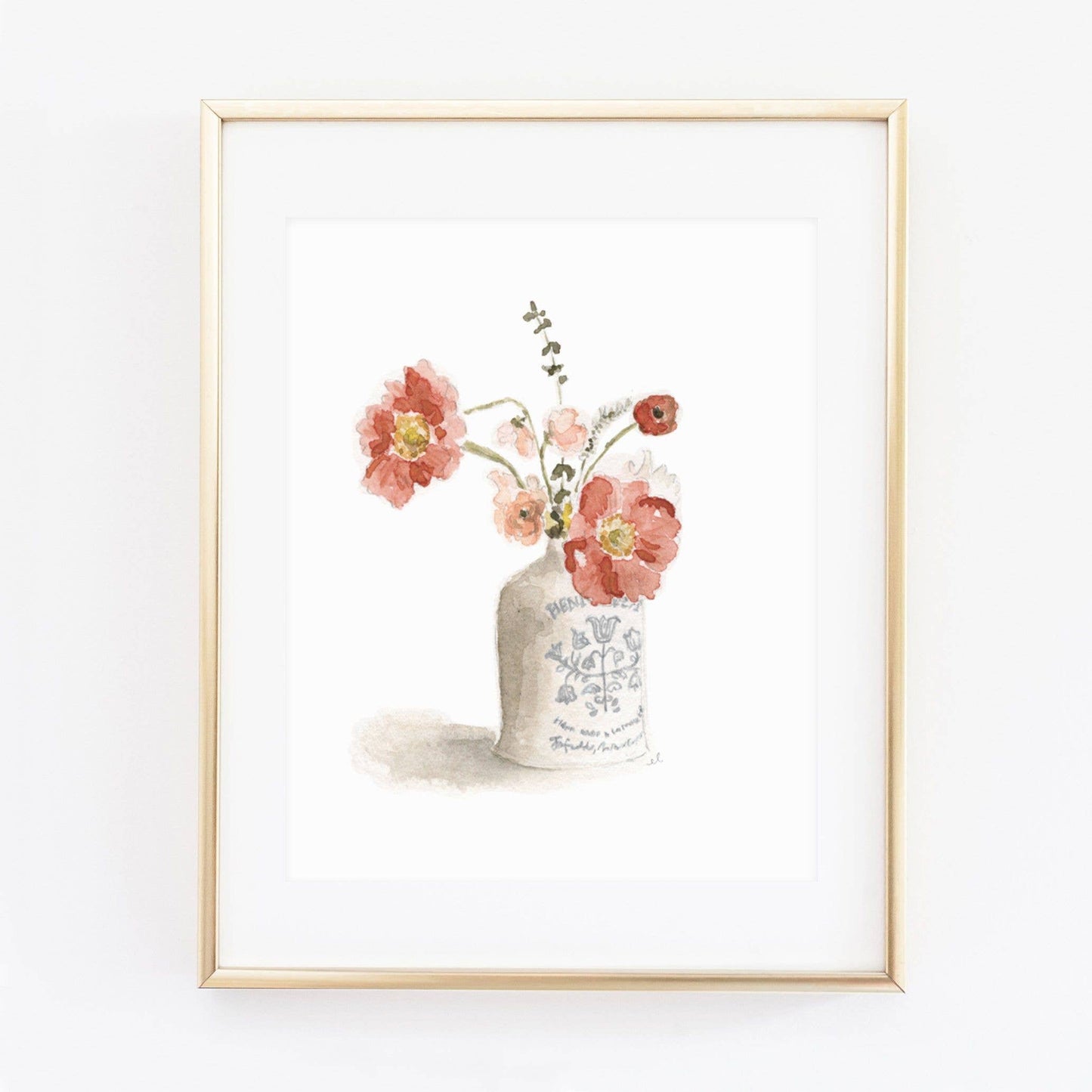 Vintage bouquet art print
