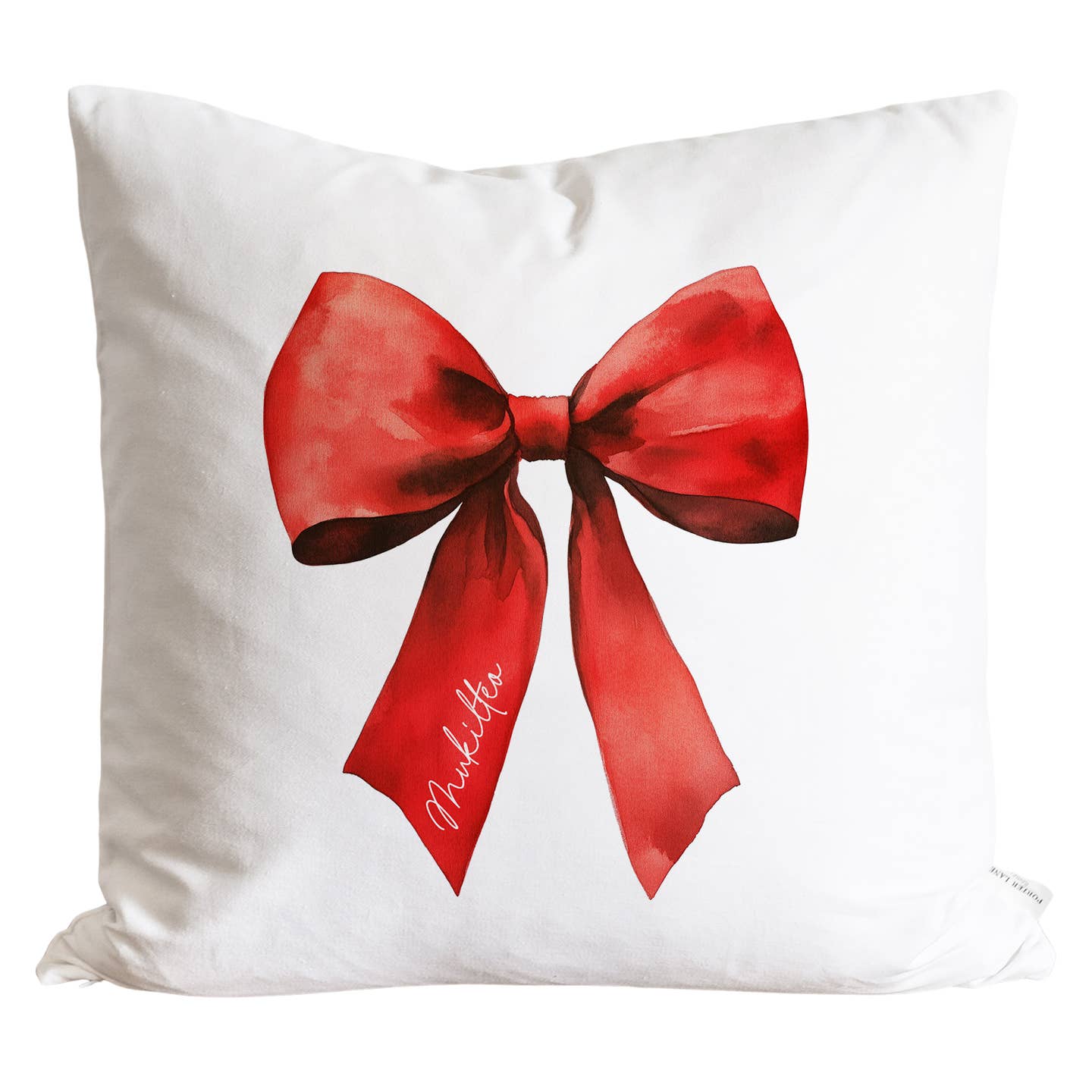 Custom City Bow Pillow Cover