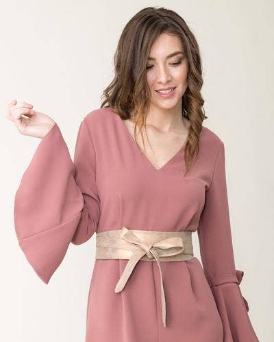 Wrap Belt - Rose Shimmer