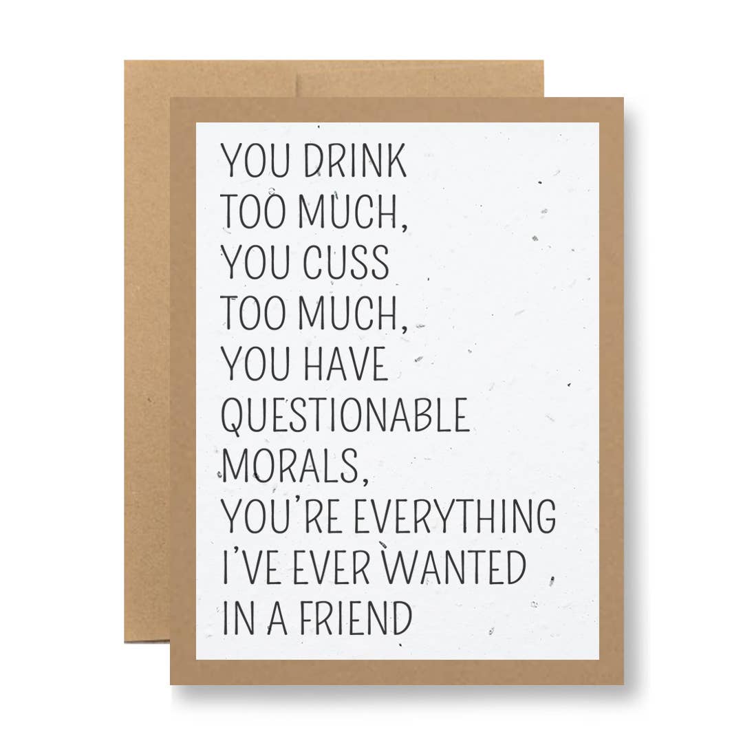 White Seed Paper - ...questionable morals...