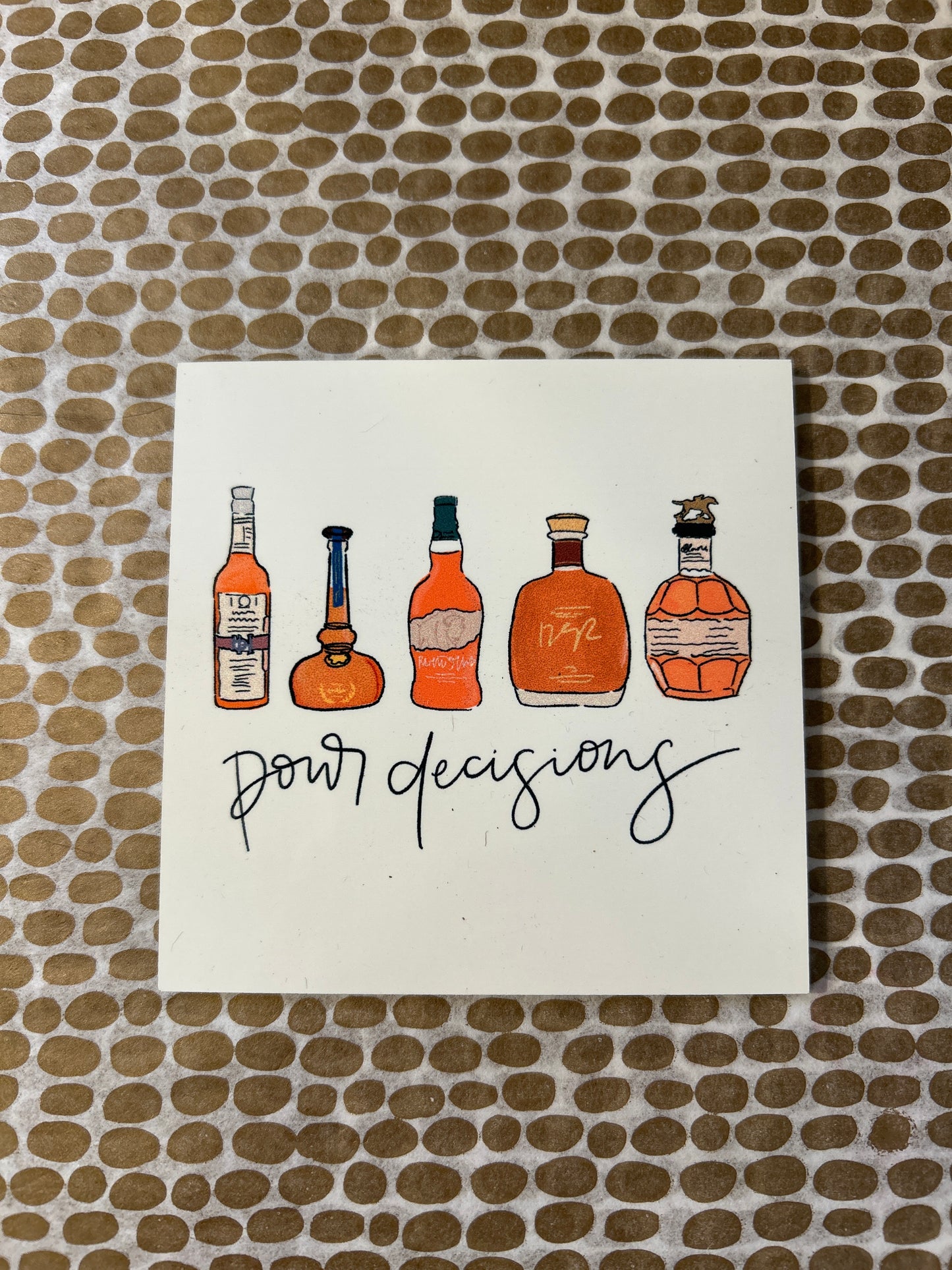 DBR Pour Decisions 4-pack Coasters