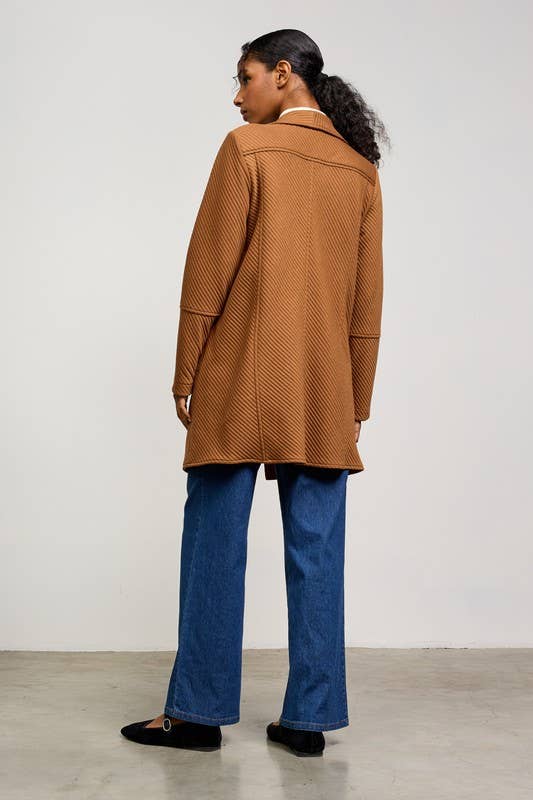 Open Front Quilted Jacket