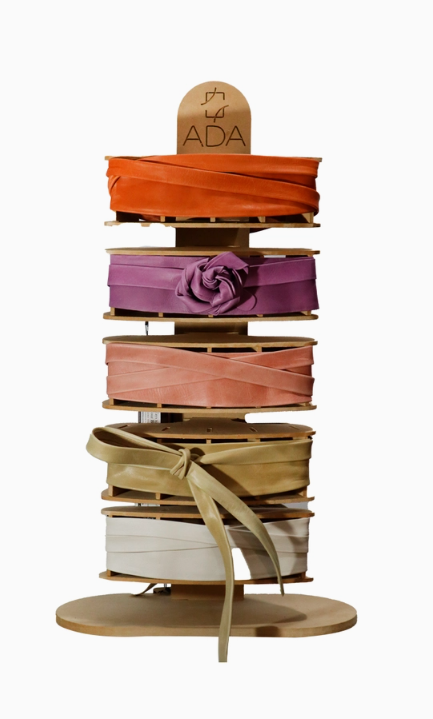 Wrap Belt - Berry Suede