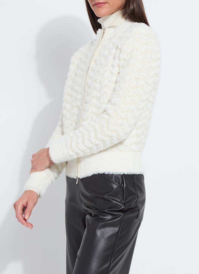 Lysse Ivanna Zip Front Knit Bomber