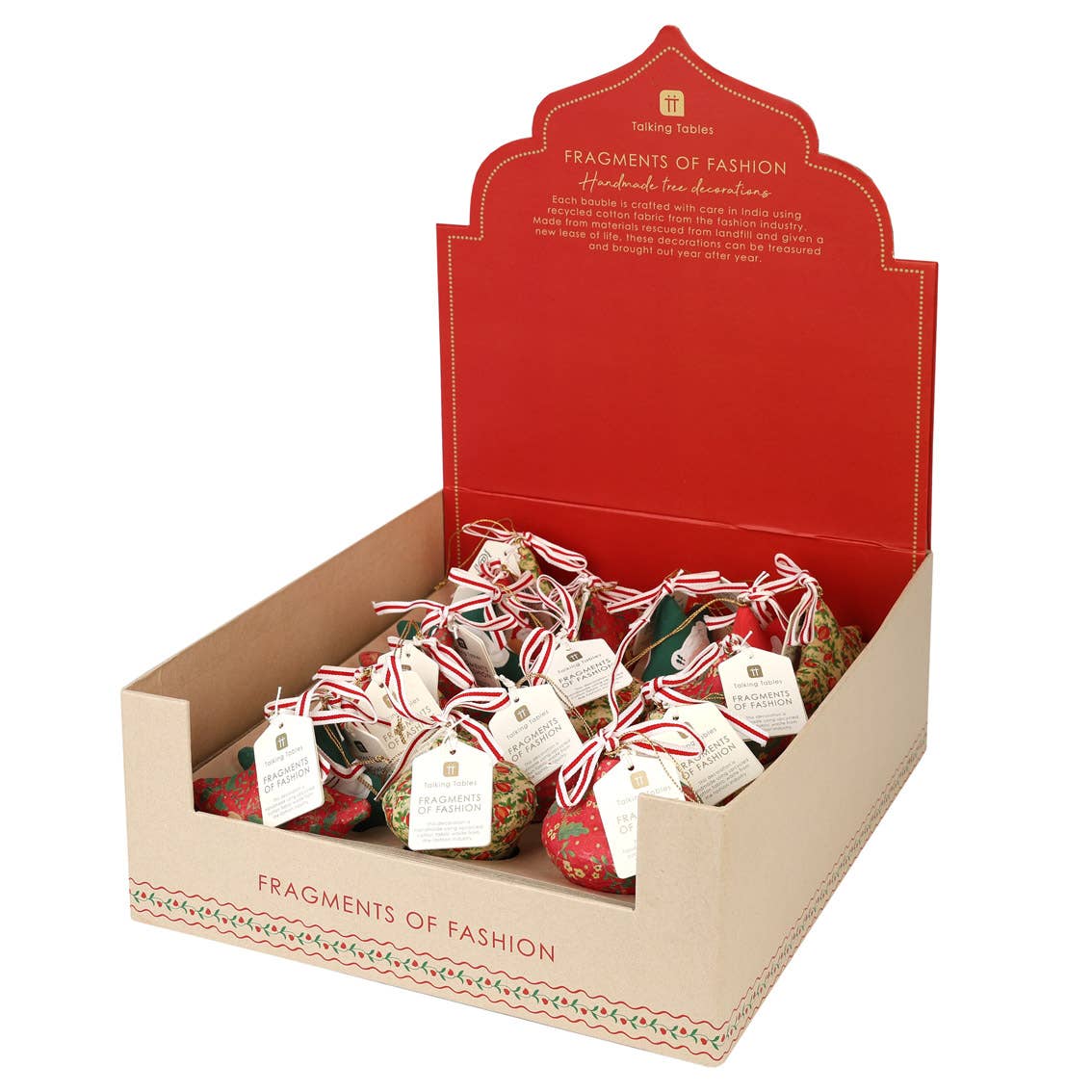 Fragments of Fashion Handmade Christmas Tree Decorations