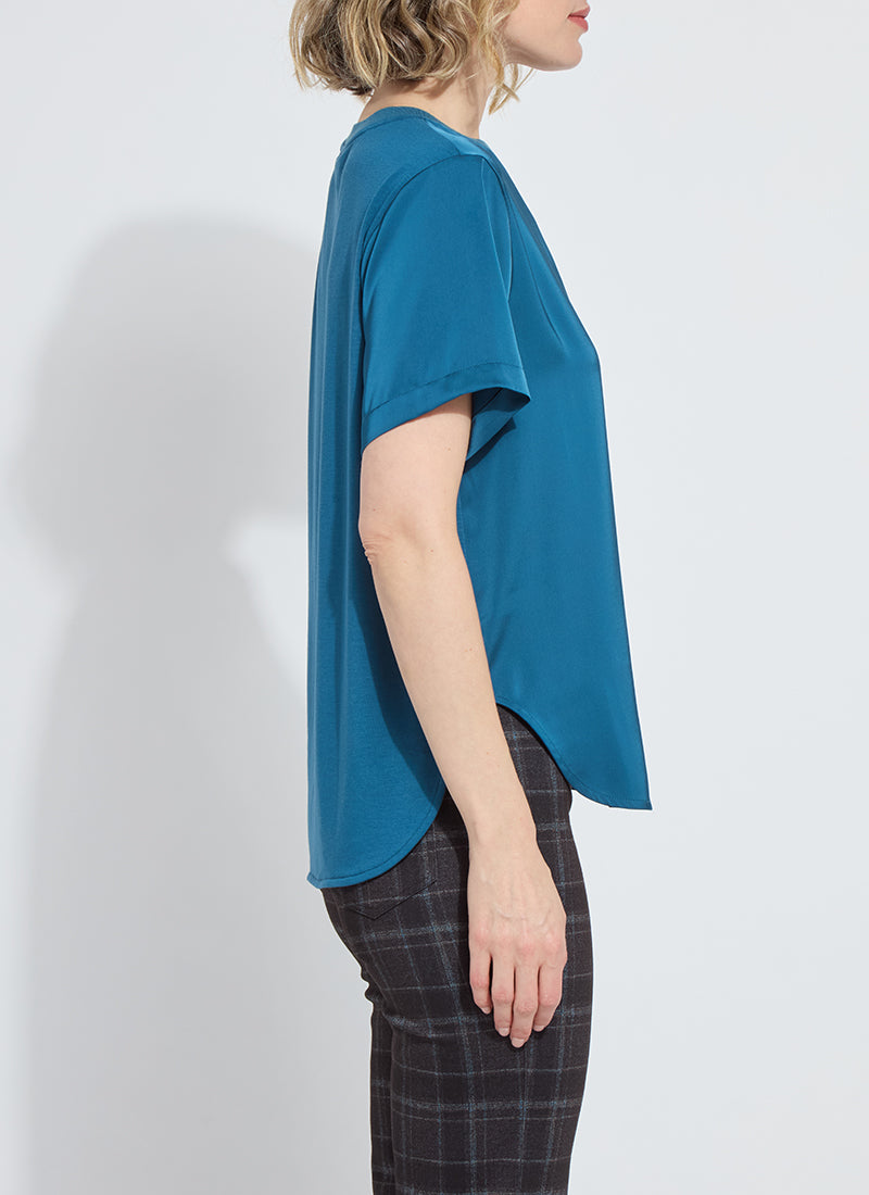 Lysse Aline crewneck mix media top