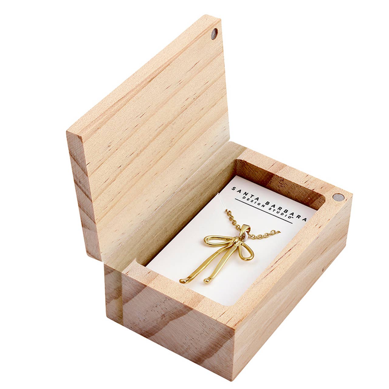 Treasure Box Bow Necklace - You are a Gift