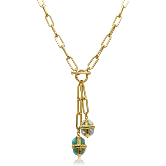 Briza Duo Y Necklace - Summer Jewelry