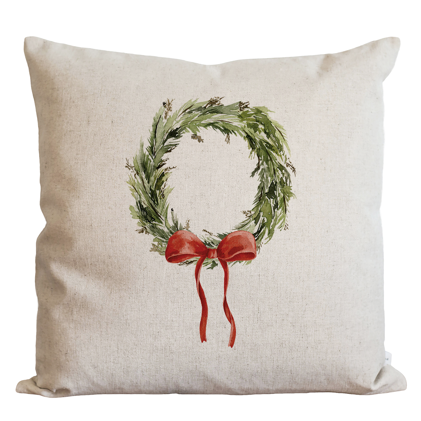 Christmas Wreath Pillow Cover