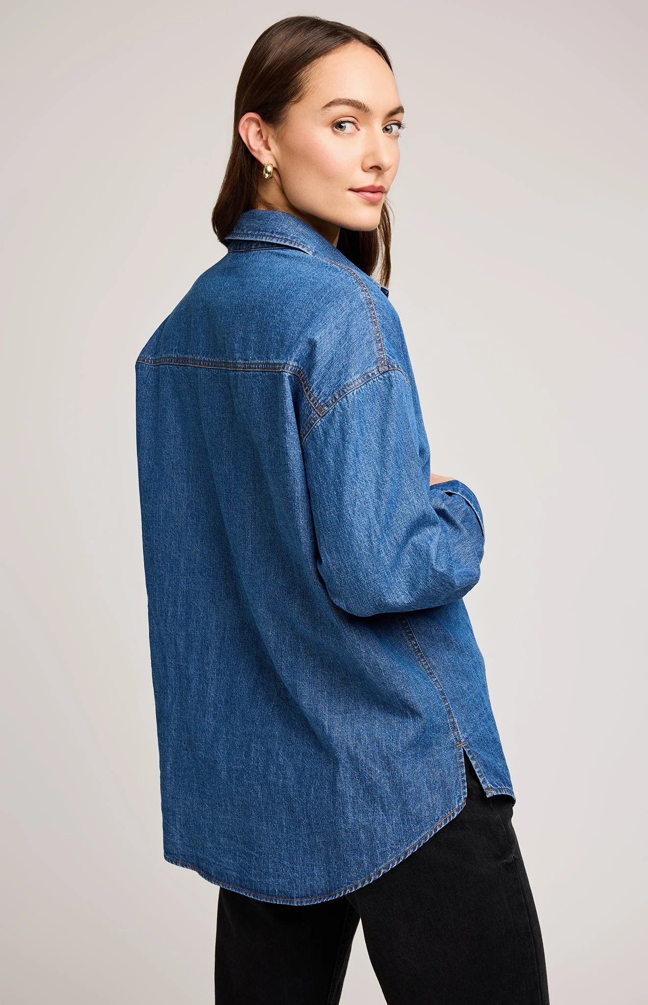 Gentle Fawn Whitney Denim Button Down Shirt