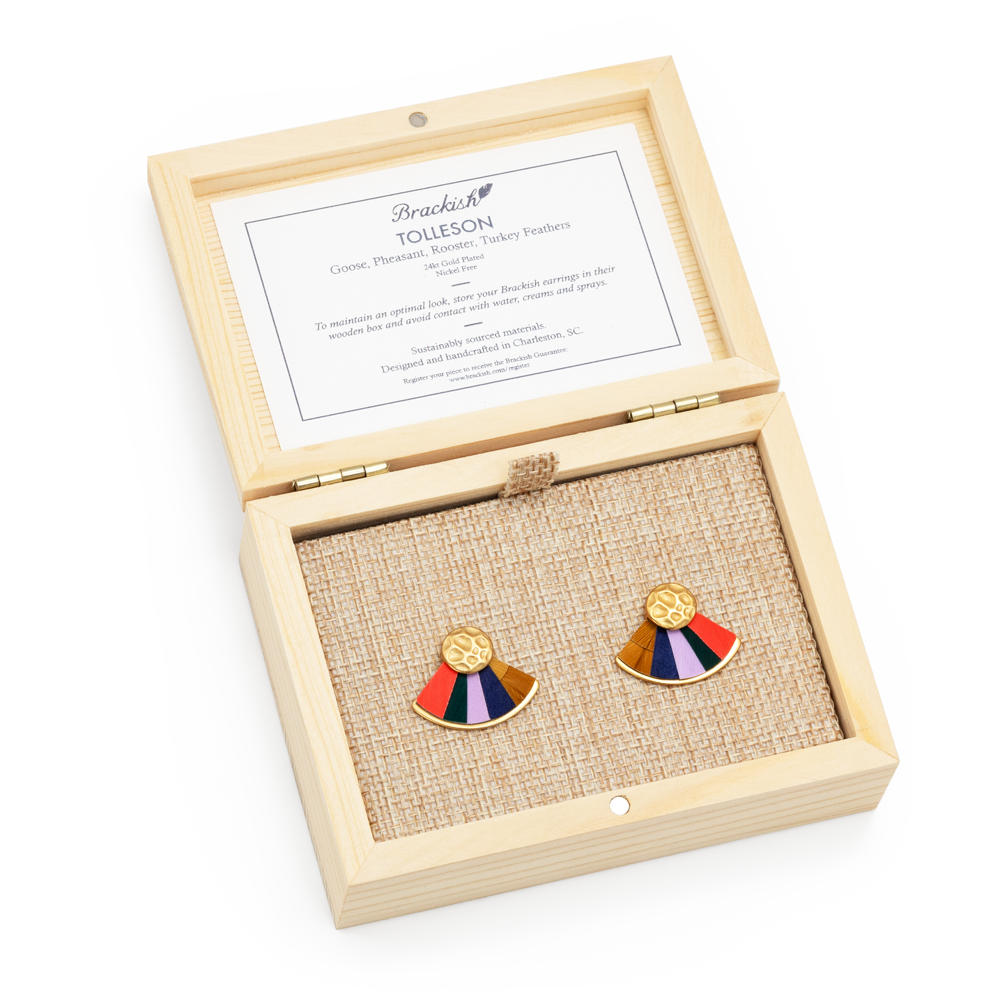 Brackish Tolleson  stud earrings