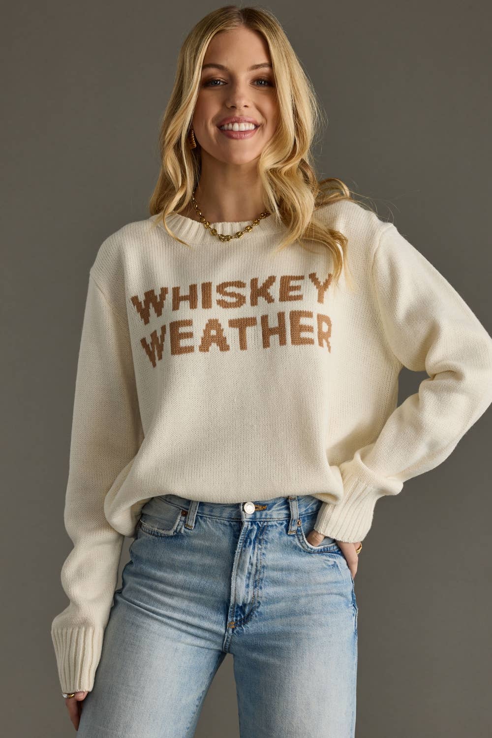 Ivory Whiskey Weather Sweater *