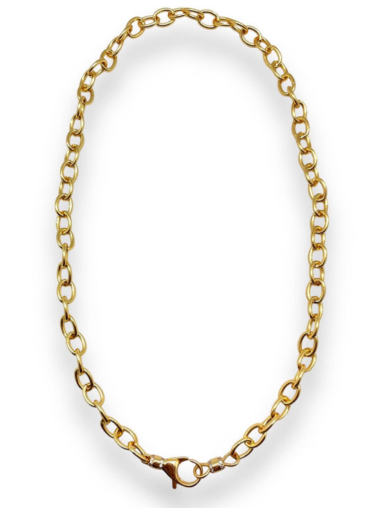 Medium Gold Rolo Chain