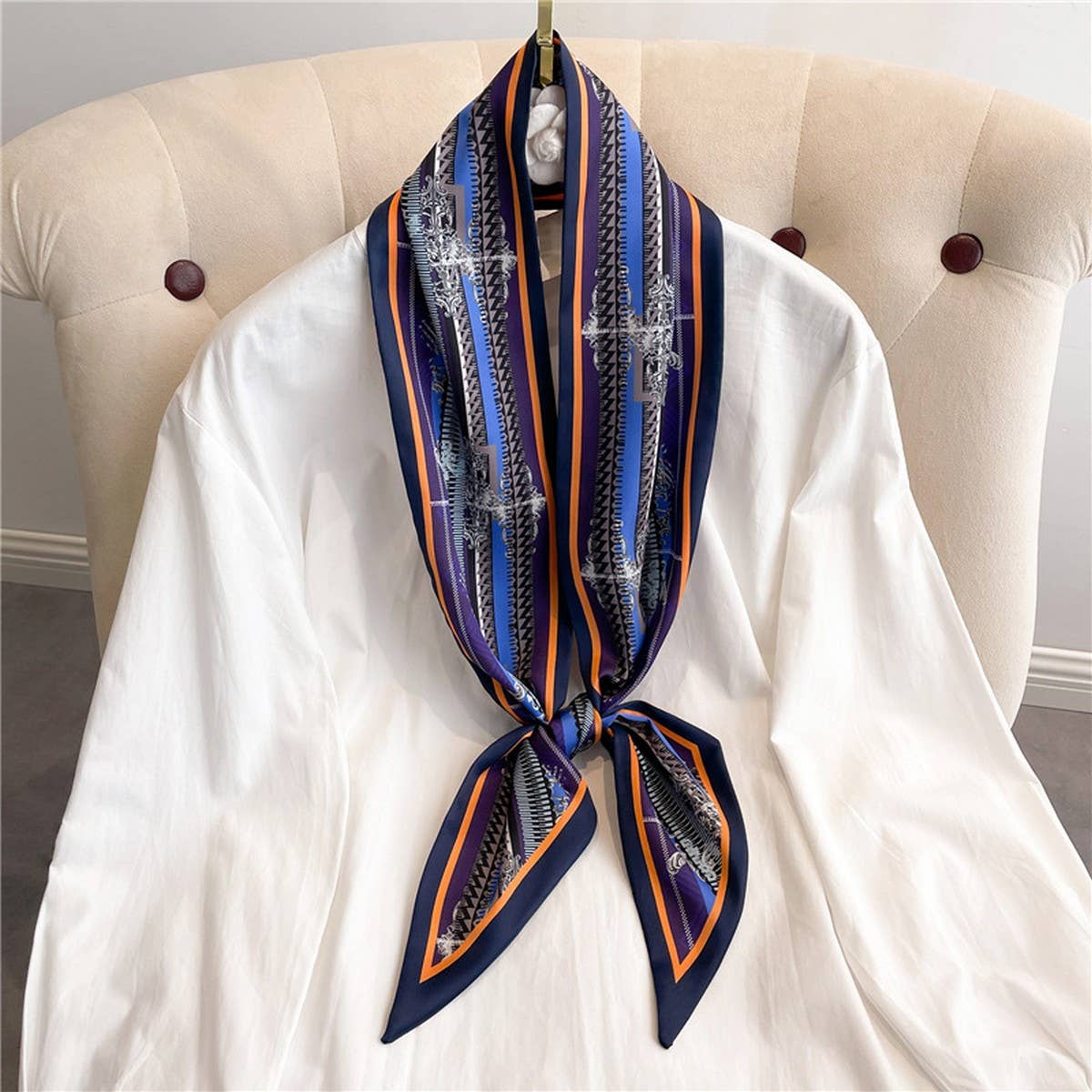 FASHIONABLE AND VERSATILE DOUBLE-LAYER HEAD SCARF_CWASC1513