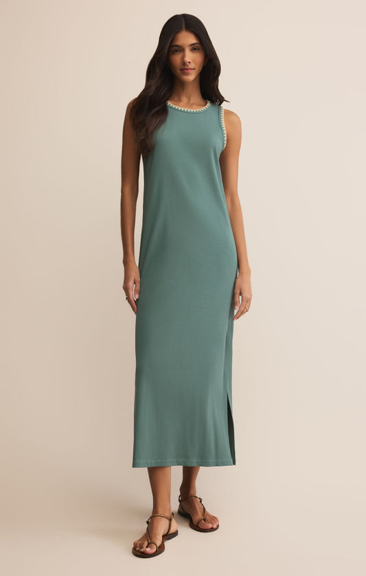 Z Supply Delamer Midi Dress (Sea Pine)
