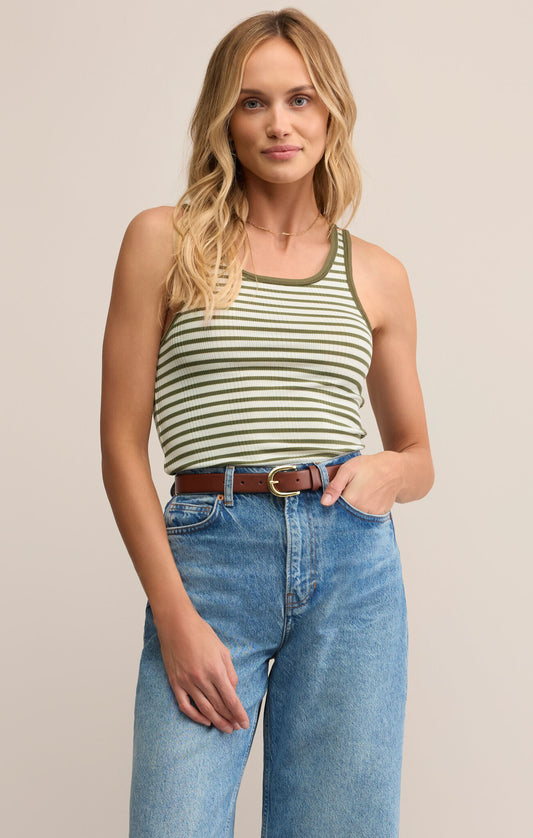 Z Supply Classic Striped Scoop Tank