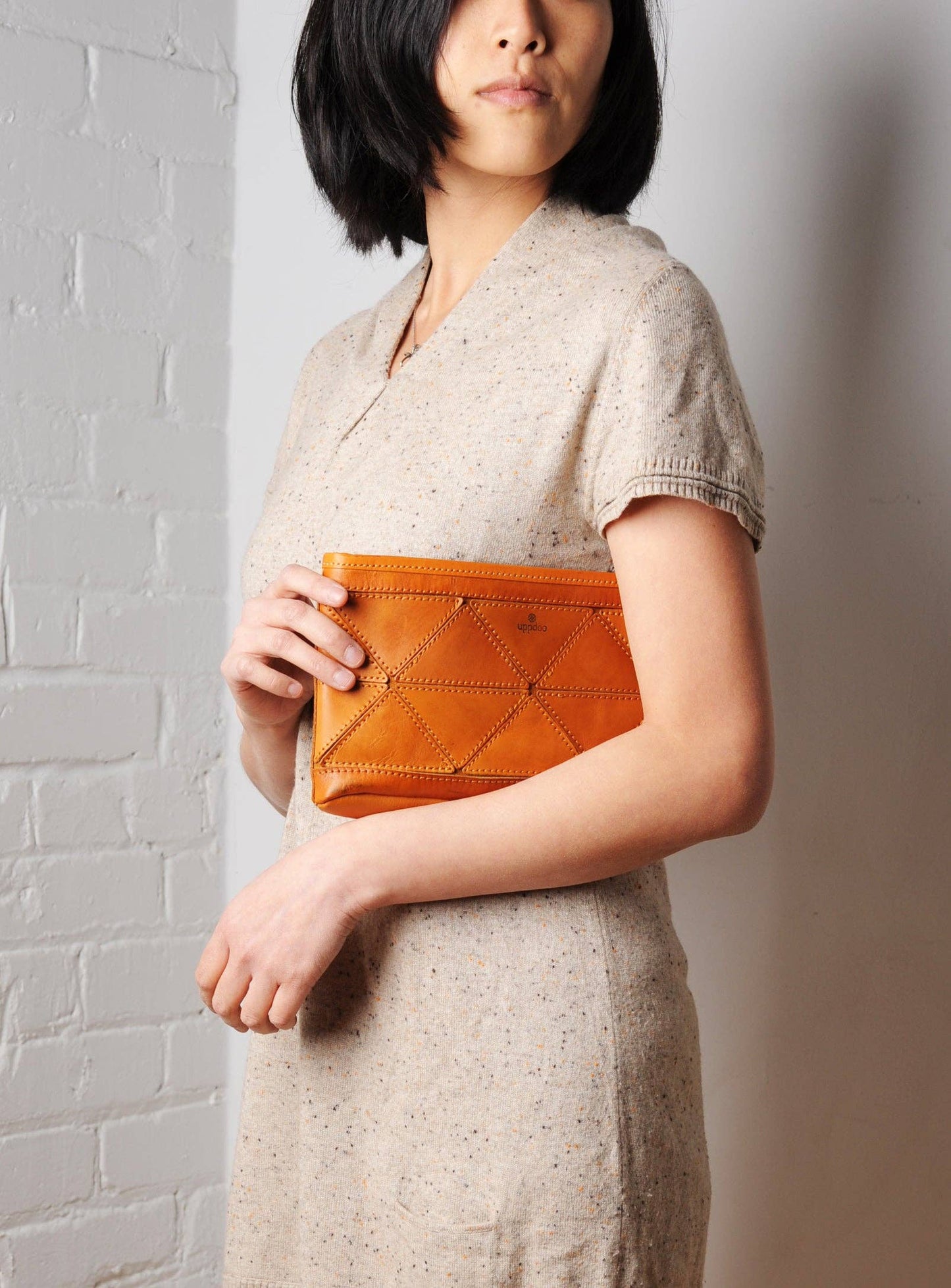 Origami Clutch / Crossbody Bag - Turmeric