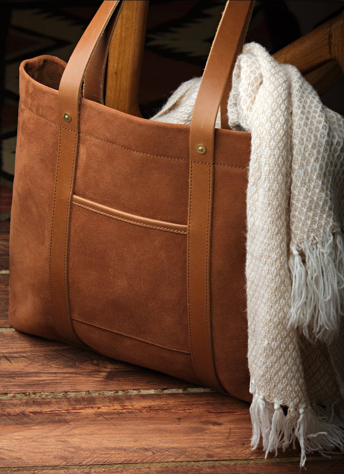 Rough-out Suede Tote