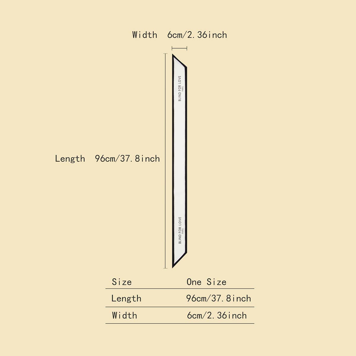 Elegant Floral Scarf - Hair Ribbon & Bag Accessory_CWASC0073