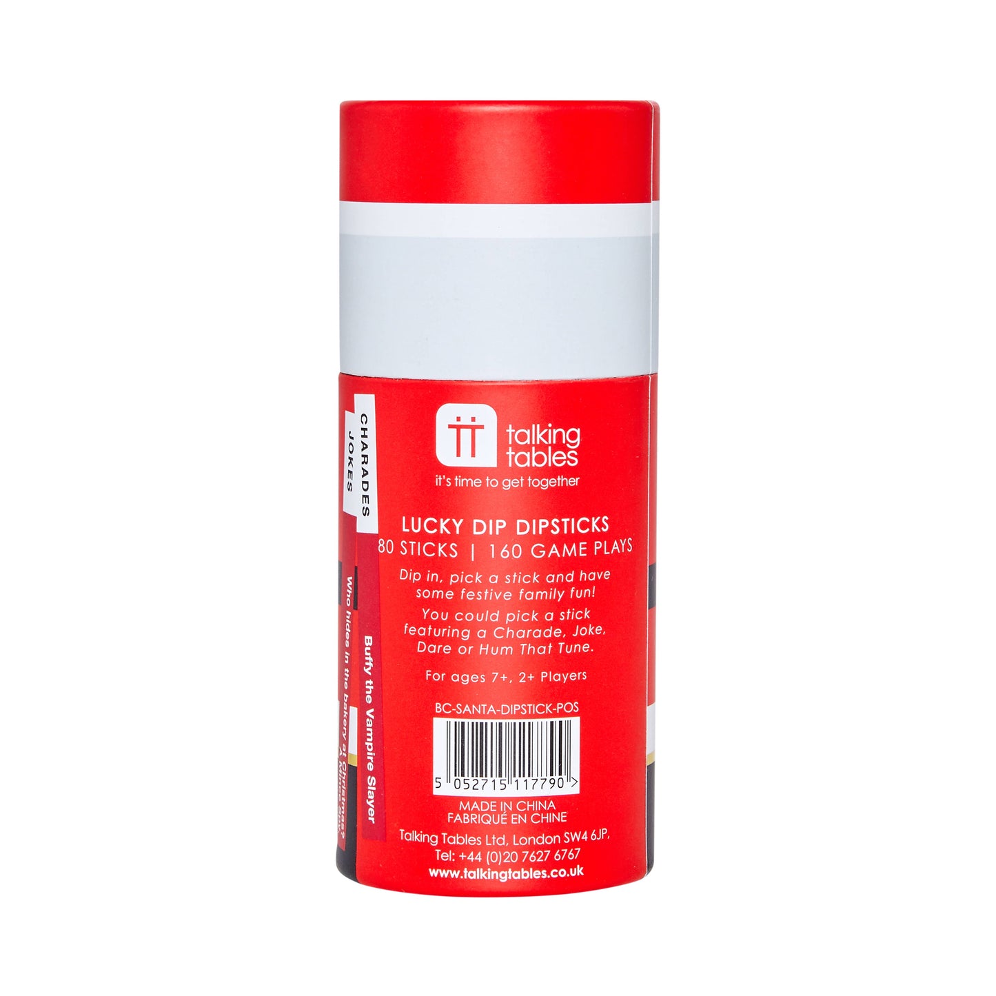 Santa Dipsticks Christmas Game | POS Unit | 12 Pack |