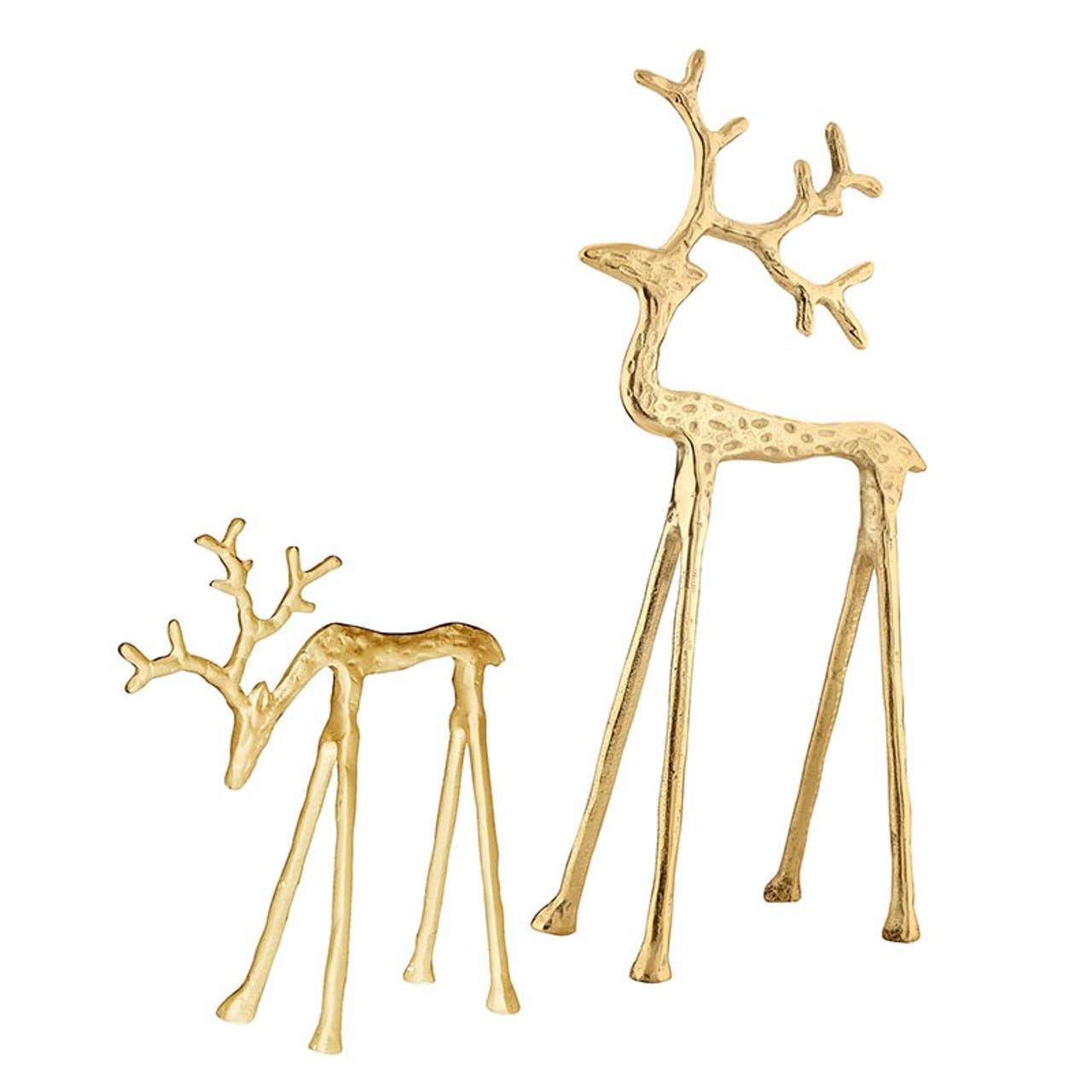 Gold Iron Deers - Set of 2