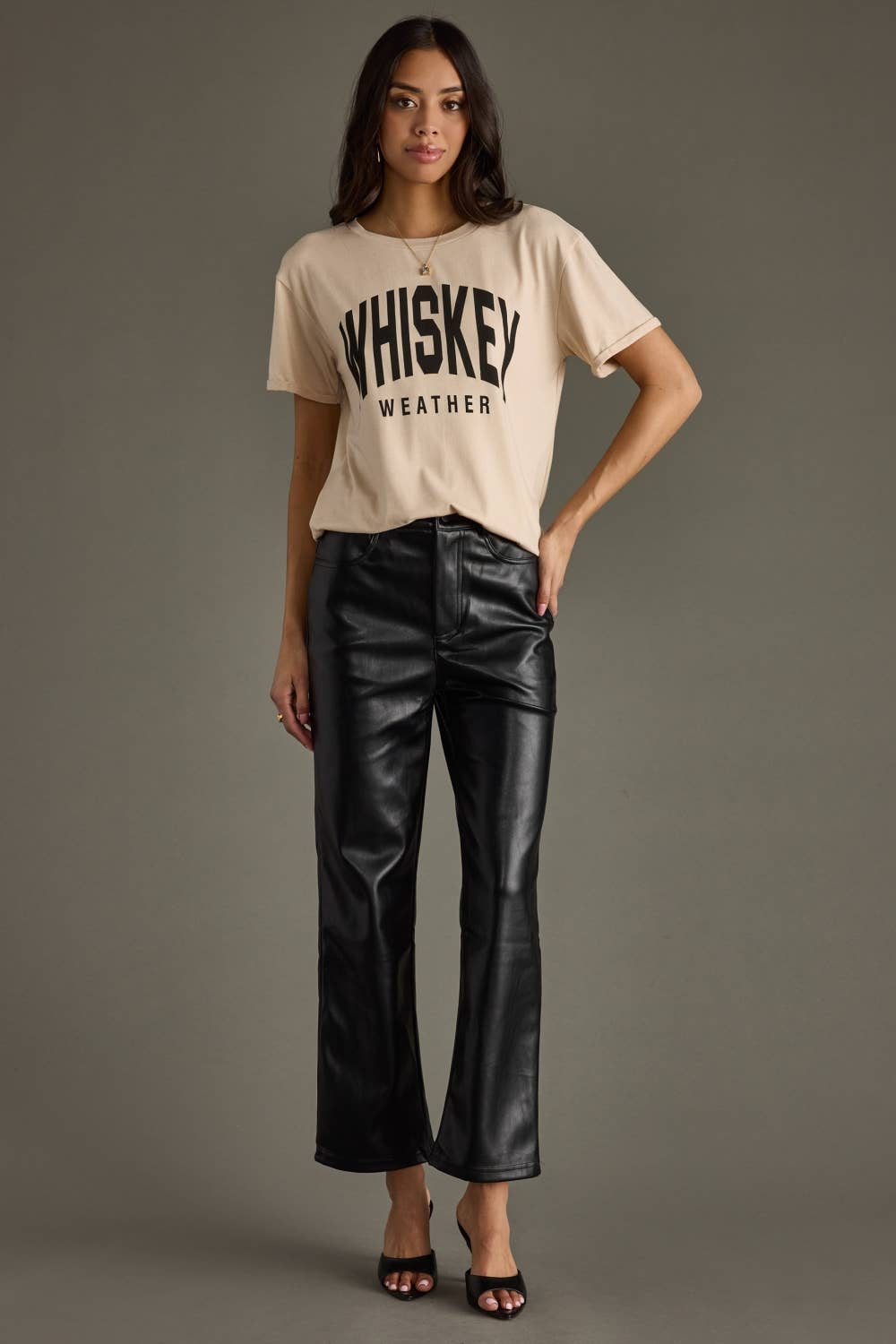 Tan Whiskey Weather Tee*