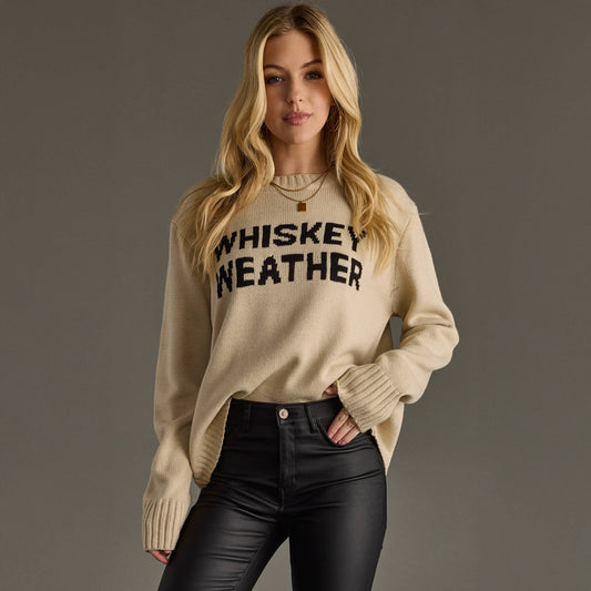 Lt. Tan Whiskey Weather Sweater*