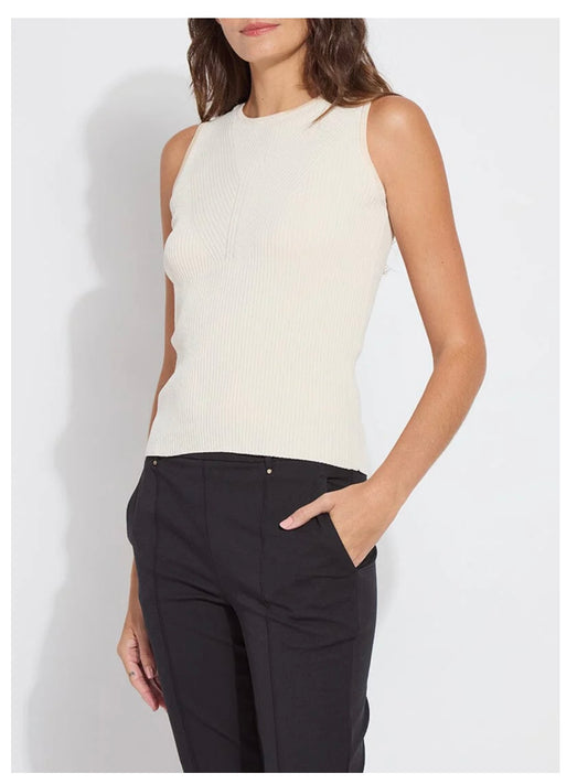 Lysse Allegra Ribbed Knit Tank (Sailcloth)