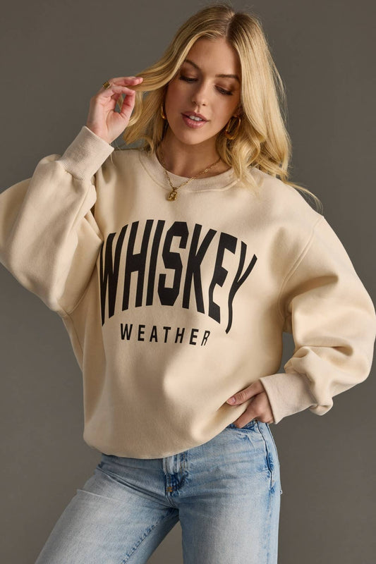 Tan Whiskey Weather Sweatshirt*