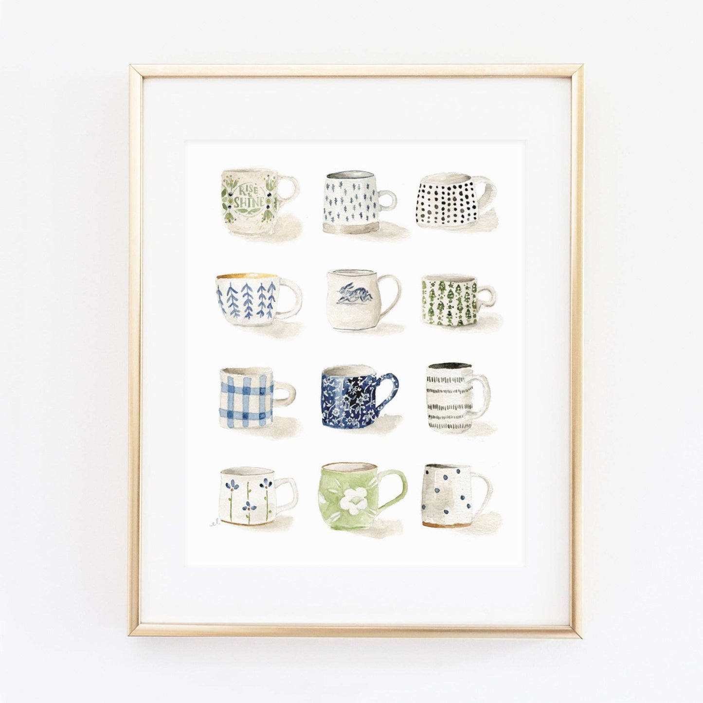Mugs art print