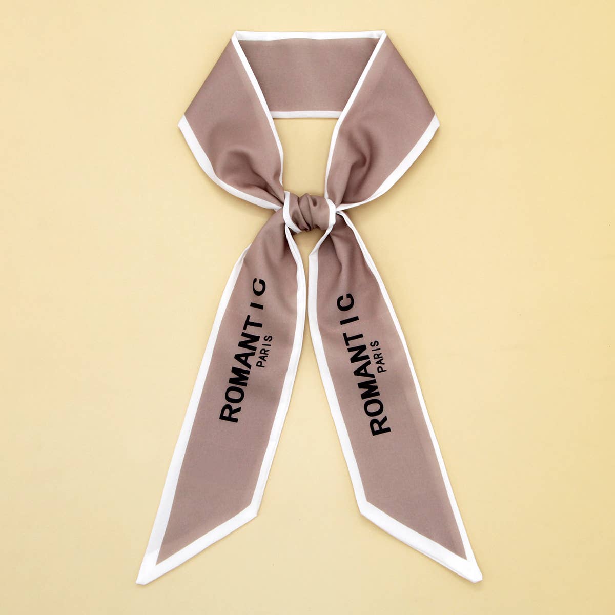 Elegant Floral Scarf - Hair Ribbon & Bag Accessory_CWASC0073