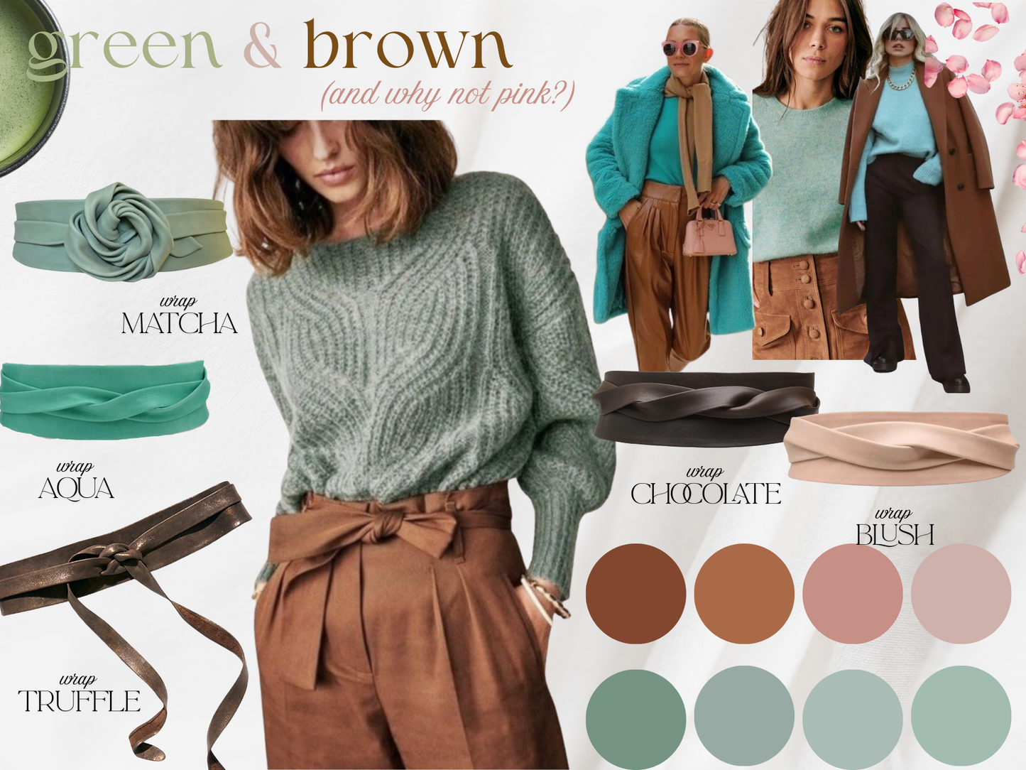 Wrap Belt - Chocolate - OS