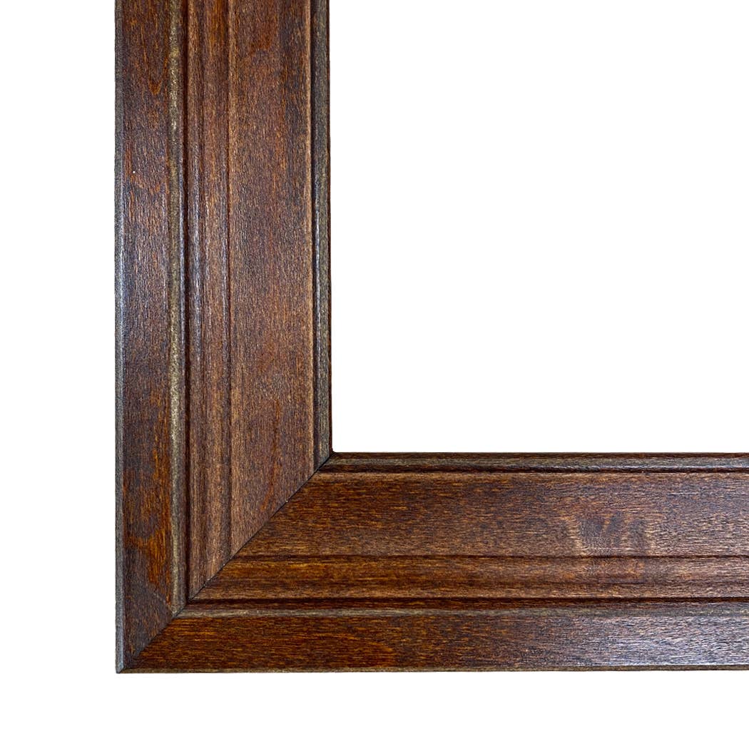 Fox Flushing Ducks Vintage Framed Painting Print on Canvas