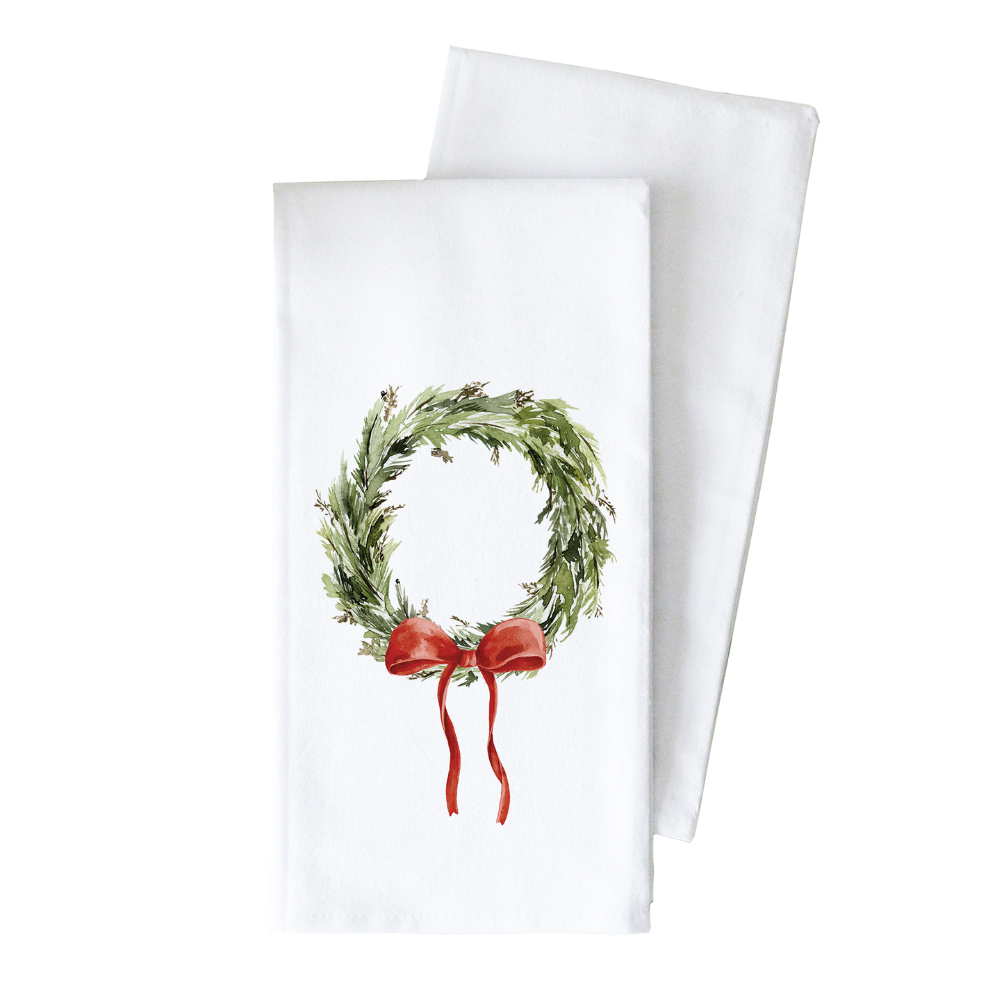 Christmas Wreath Tea Towel