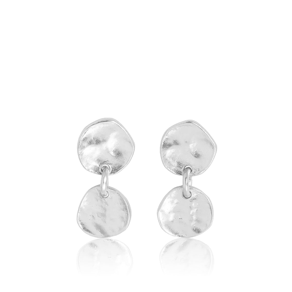 Stylish Medallion Disc Drop Earrings