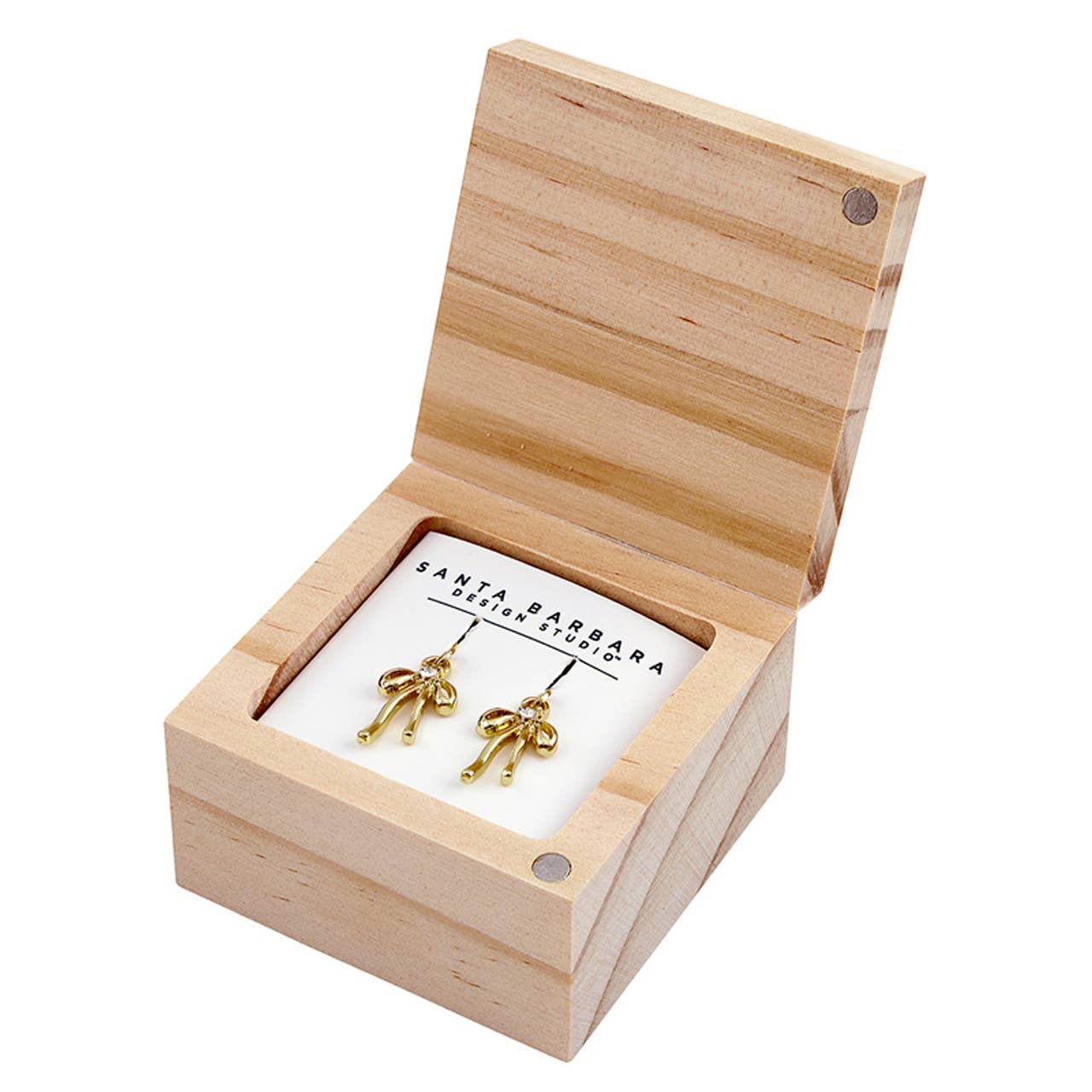 Treasure Box Bow Earring - Bows